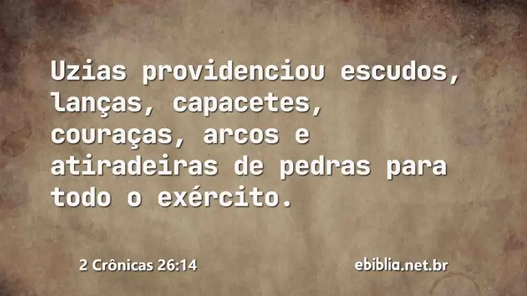 2 Crônicas 26:14