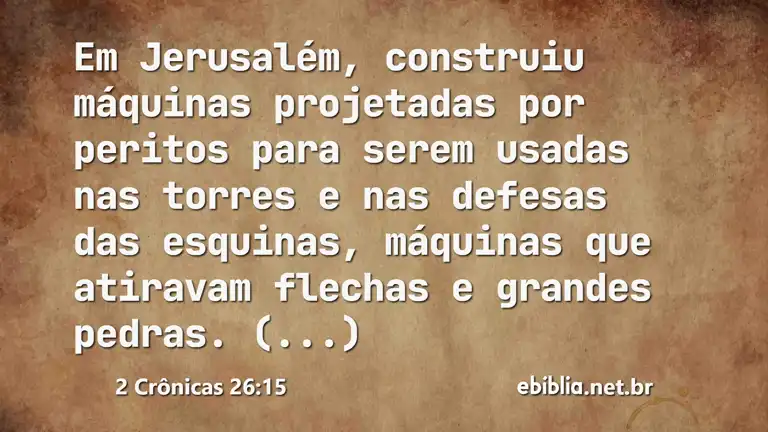 2 Crônicas 26:15