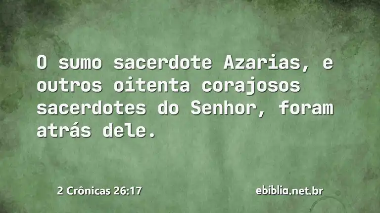 2 Crônicas 26:17