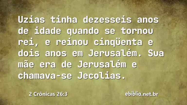 2 Crônicas 26:3