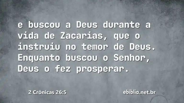 2 Crônicas 26:5