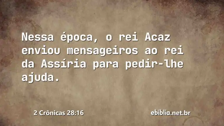 2 Crônicas 28:16