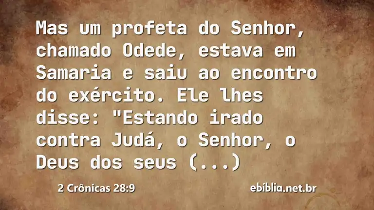 2 Crônicas 28:9