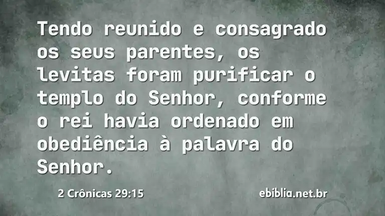 2 Crônicas 29:15