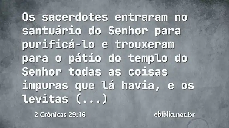 2 Crônicas 29:16