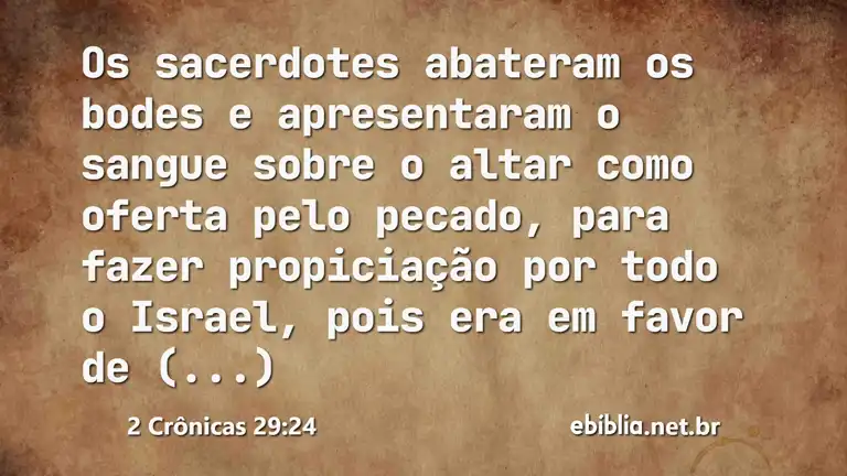 2 Crônicas 29:24