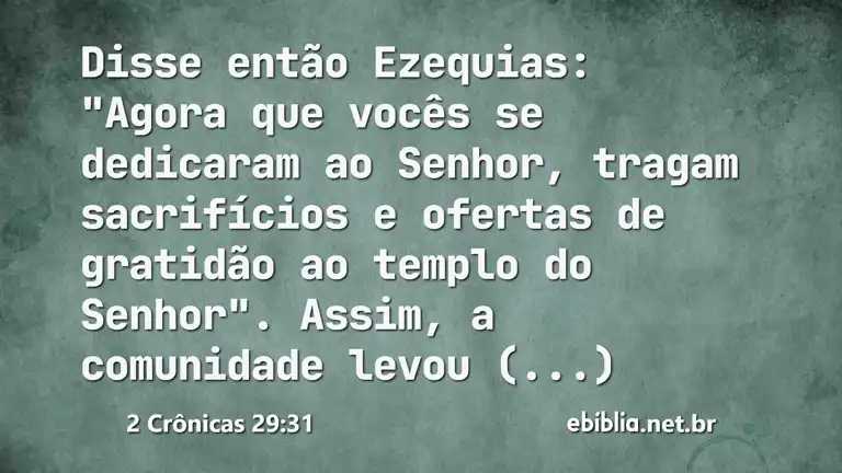 2 Crônicas 29:31