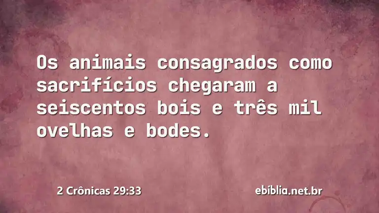 2 Crônicas 29:33