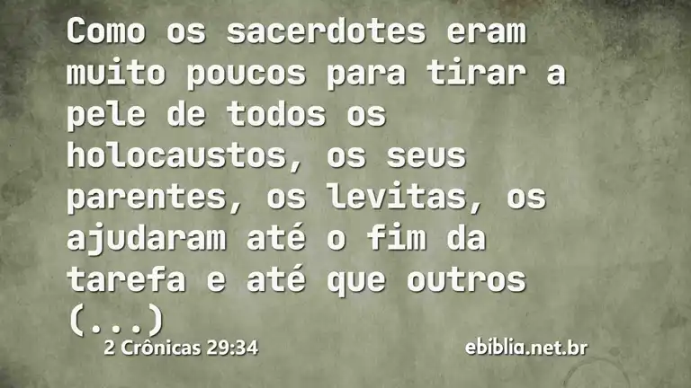 2 Crônicas 29:34