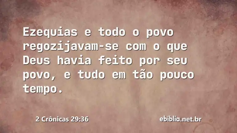 2 Crônicas 29:36