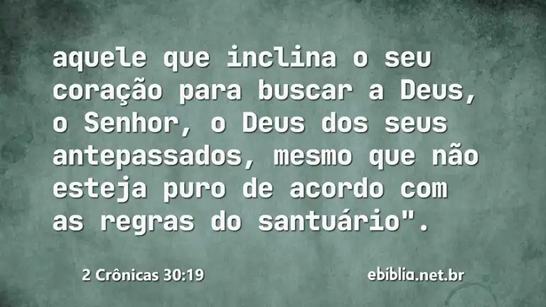 2 Crônicas 30:19