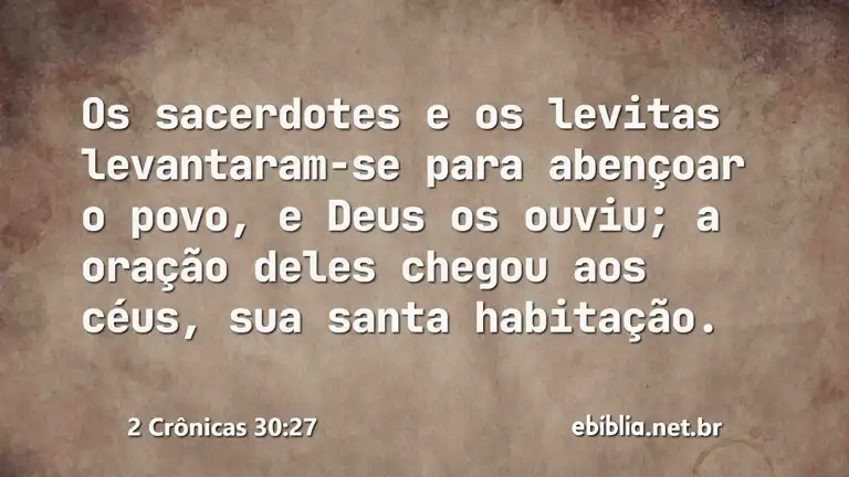 2 Crônicas 30:27