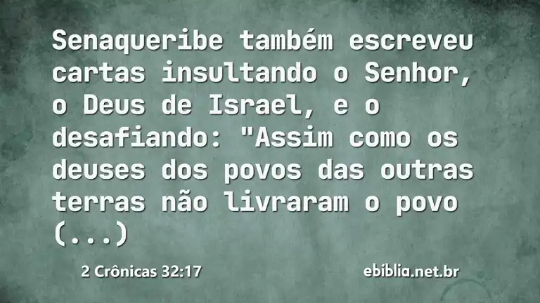 2 Crônicas 32:17