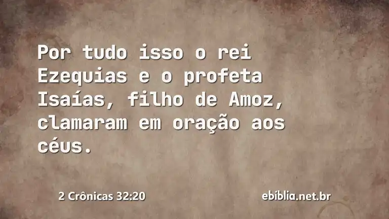 2 Crônicas 32:20