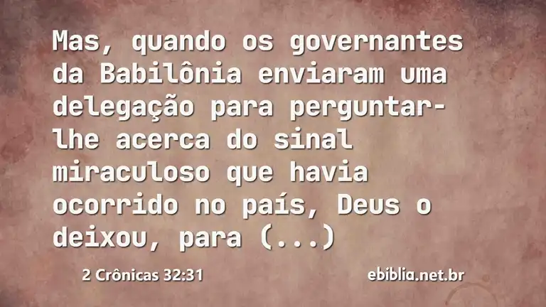 2 Crônicas 32:31