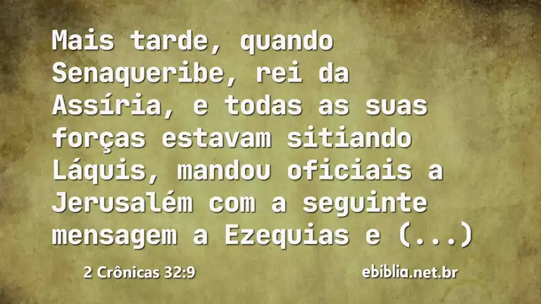 2 Crônicas 32:9