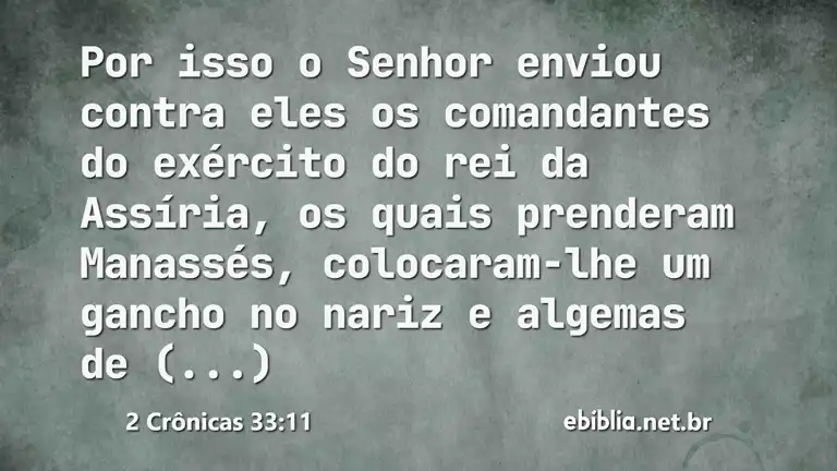 2 Crônicas 33:11