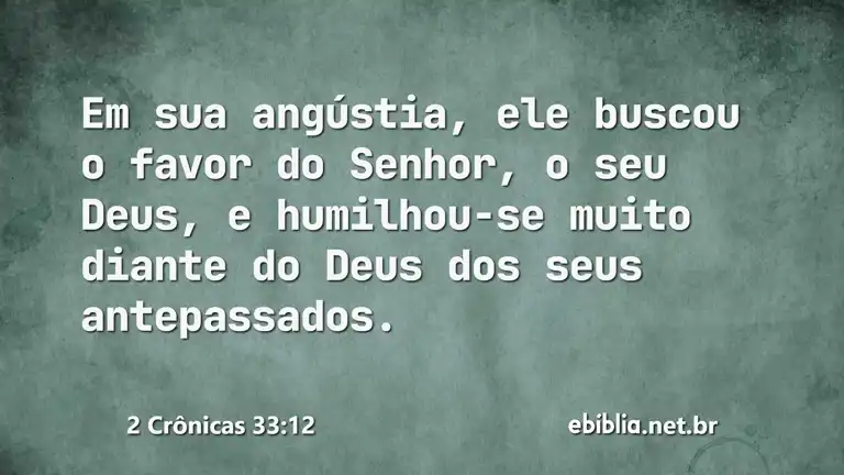 2 Crônicas 33:12