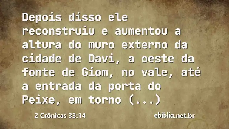 2 Crônicas 33:14