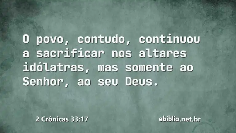 2 Crônicas 33:17