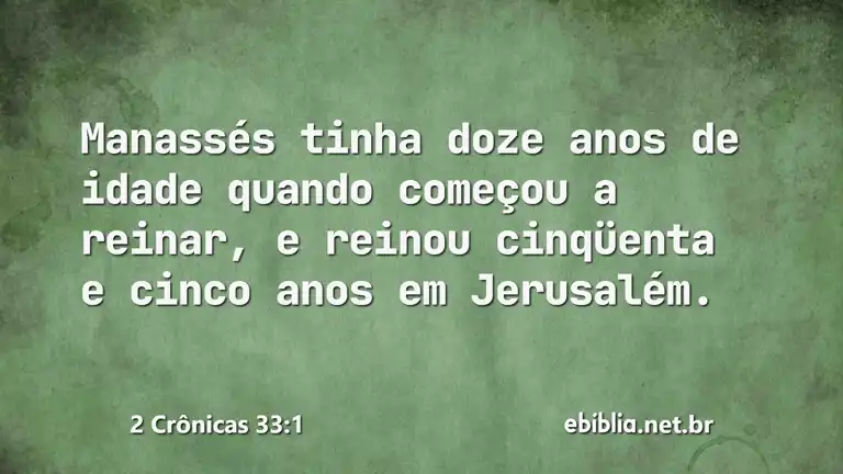 2 Crônicas 33:1