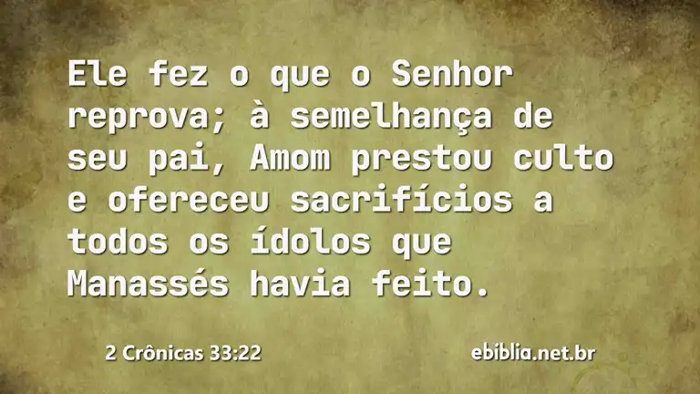 2 Crônicas 33:22