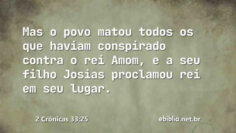 2 Crônicas 33:25