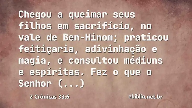 2 Crônicas 33:6