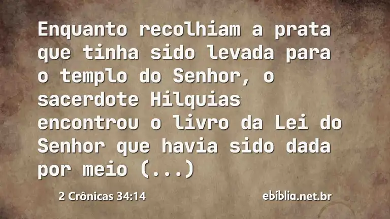 2 Crônicas 34:14