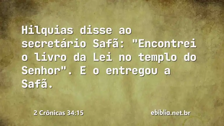 2 Crônicas 34:15