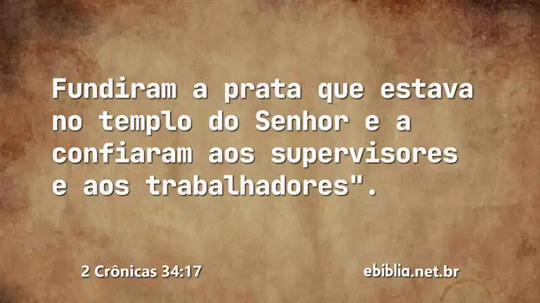 2 Crônicas 34:17