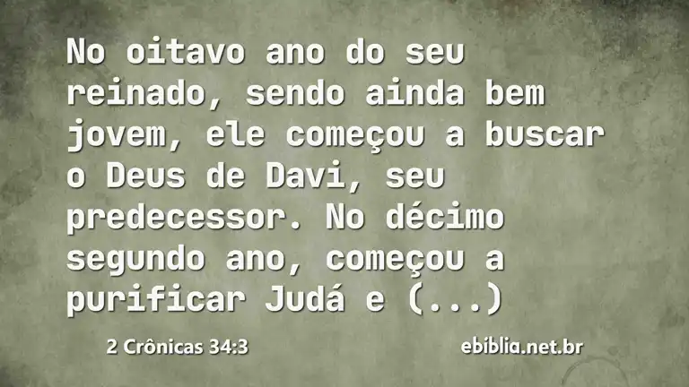 2 Crônicas 34:3