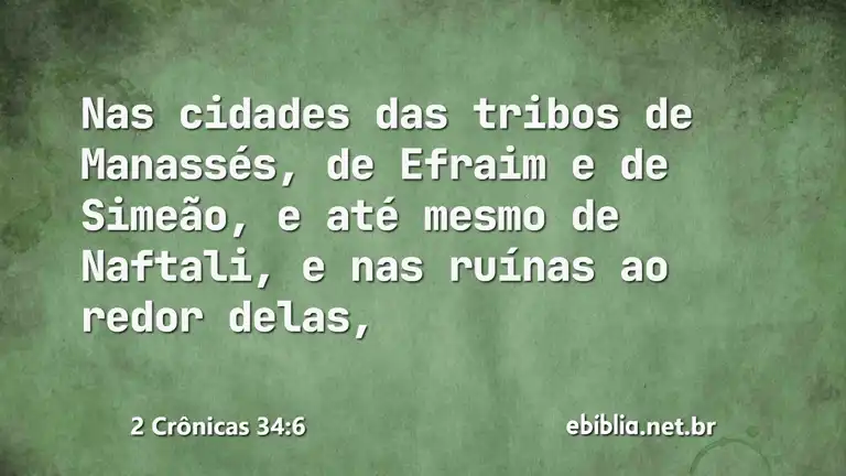 2 Crônicas 34:6