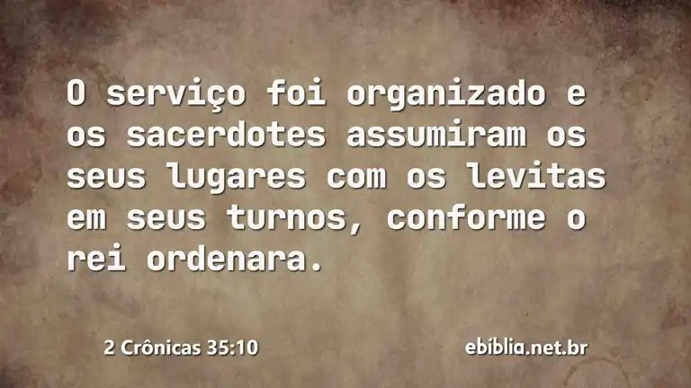 2 Crônicas 35:10