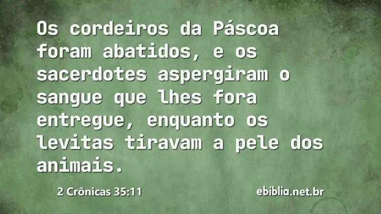 2 Crônicas 35:11