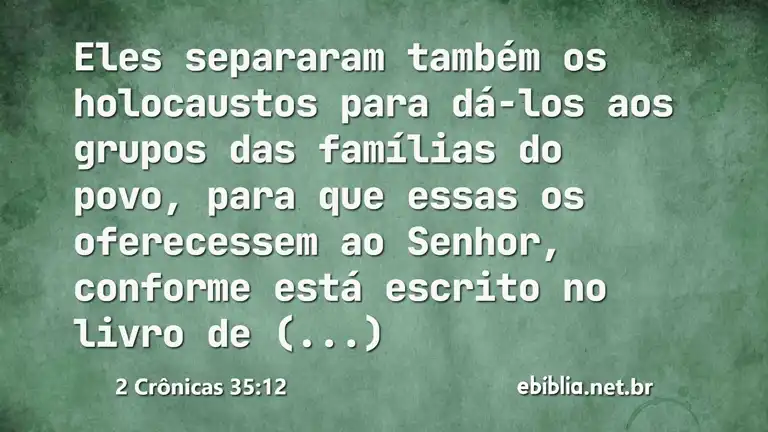 2 Crônicas 35:12