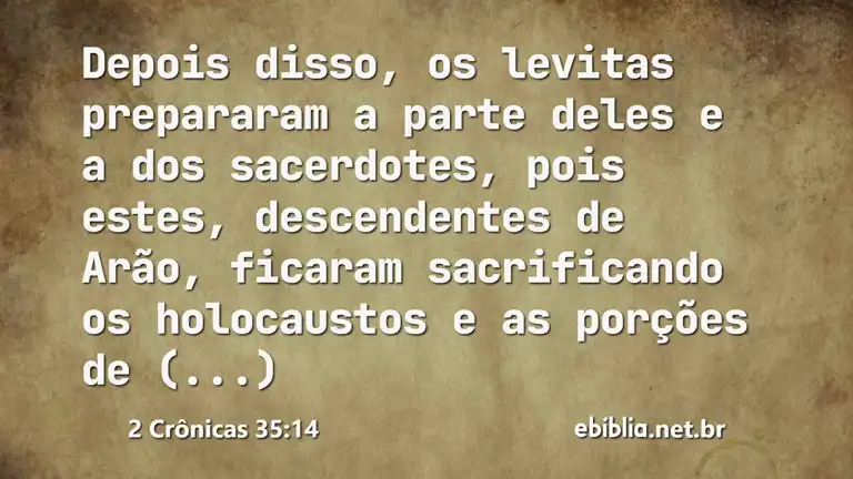 2 Crônicas 35:14