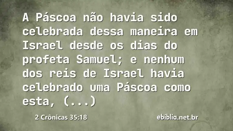 2 Crônicas 35:18