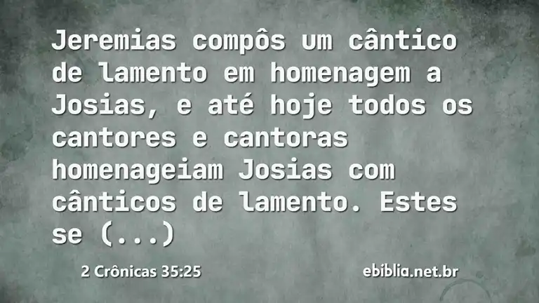 2 Crônicas 35:25