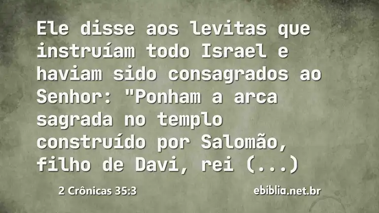 2 Crônicas 35:3