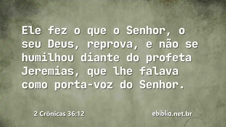 2 Crônicas 36:12