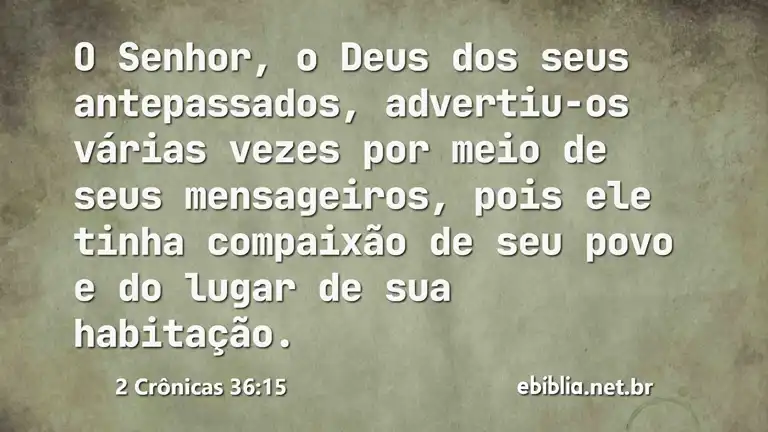 2 Crônicas 36:15