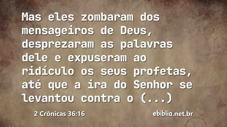 2 Crônicas 36:16