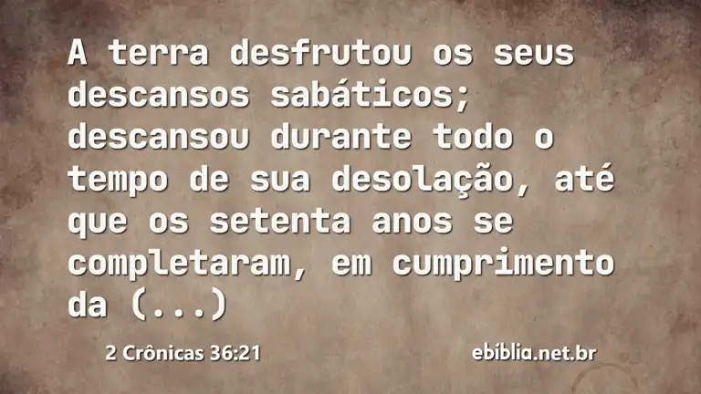 2 Crônicas 36:21