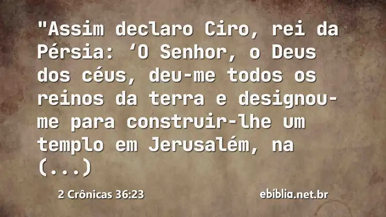 2 Crônicas 36:23