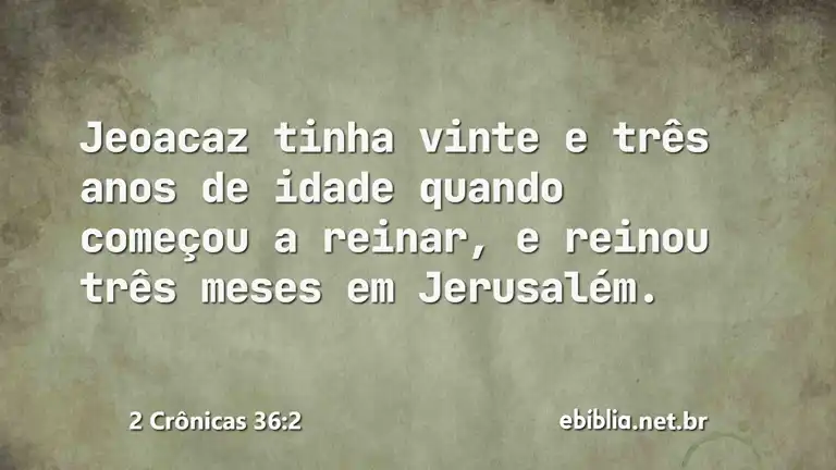 2 Crônicas 36:2