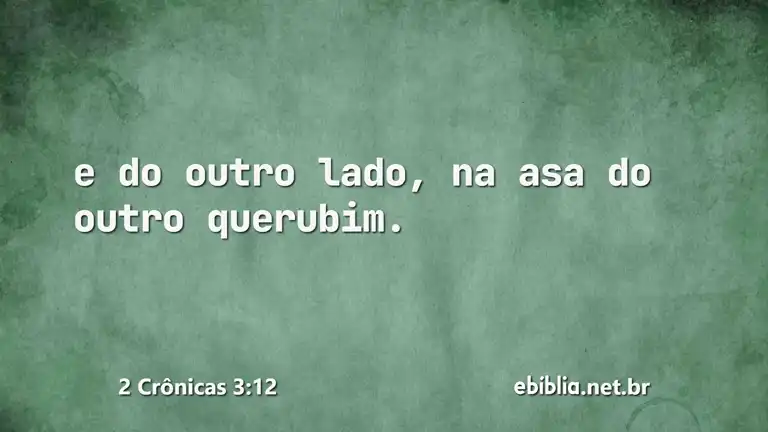 2 Crônicas 3:12