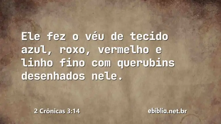 2 Crônicas 3:14