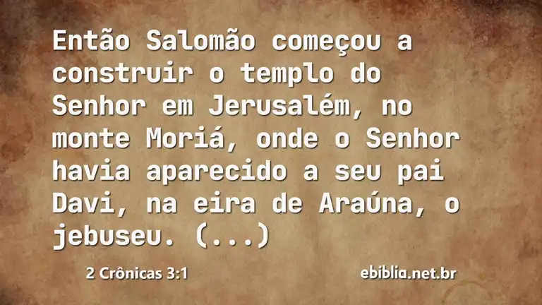 2 Crônicas 3:1