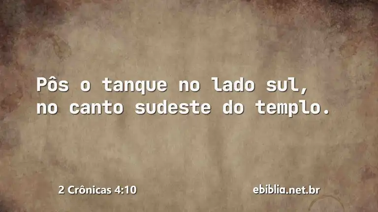 2 Crônicas 4:10